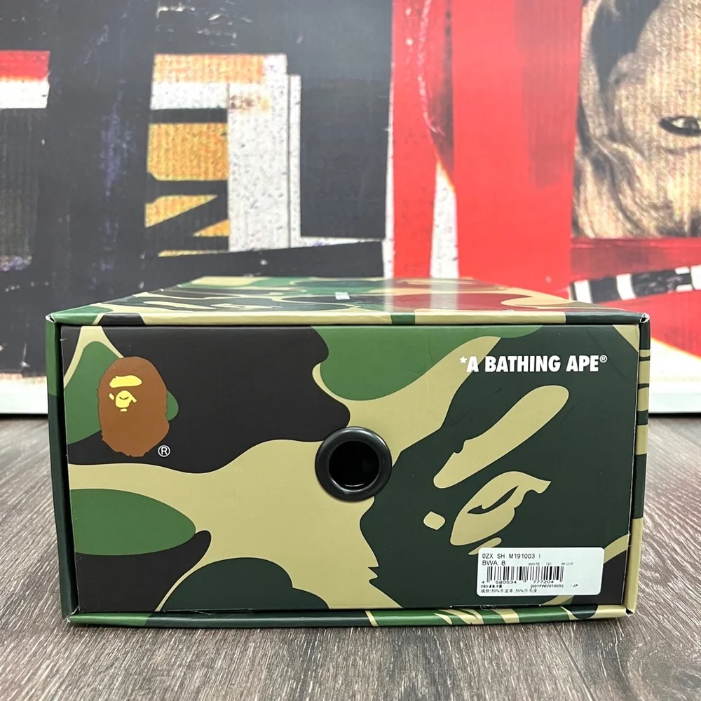 Bape Roadsta Year of the Tiger Camo Off White Black A Bathing Ape 1I20-291-003 - Picture 9 of 11